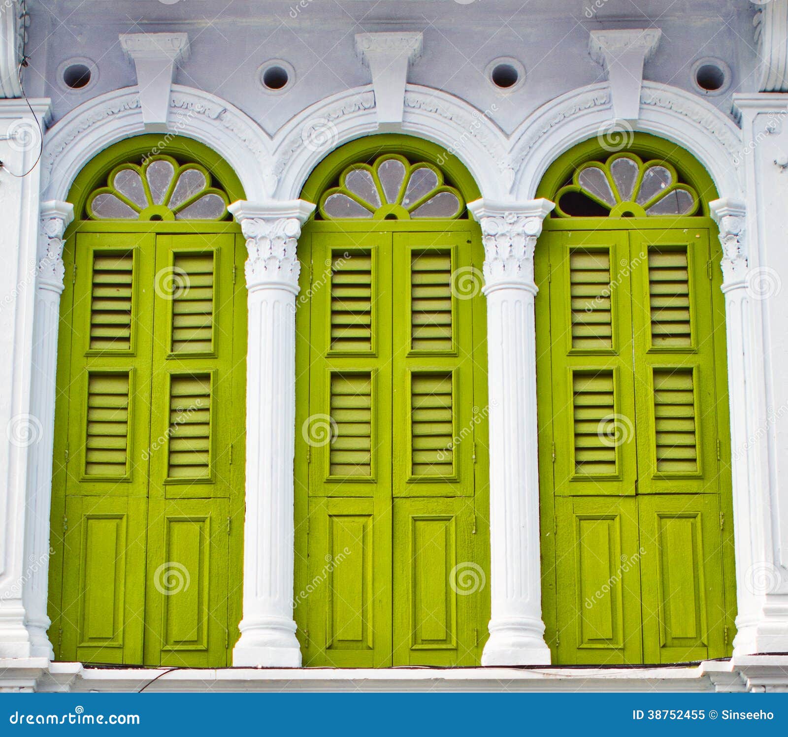 Orientalische Fenster Lizenzfreies Stockfoto Bild 38752455