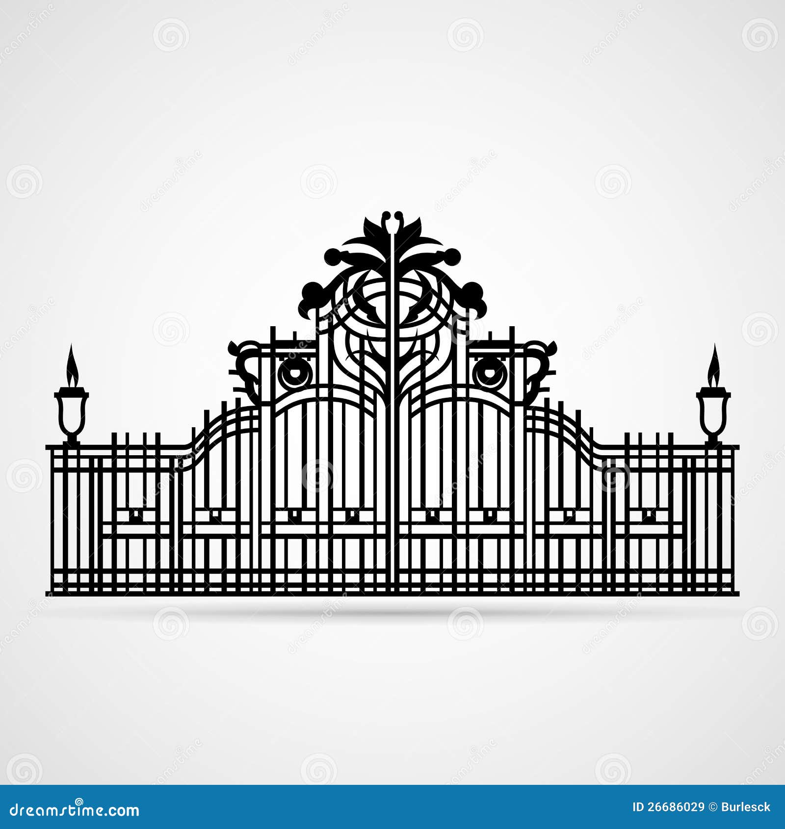 cemetery gates clipart - photo #27