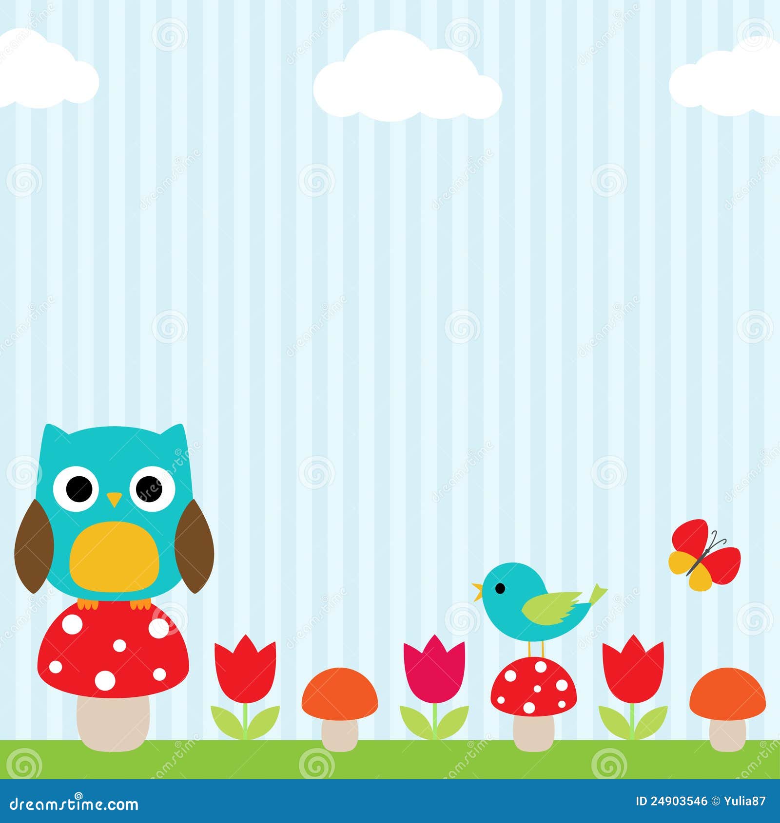 Owl Background Royalty Free Stock Image - Image: 24903546
