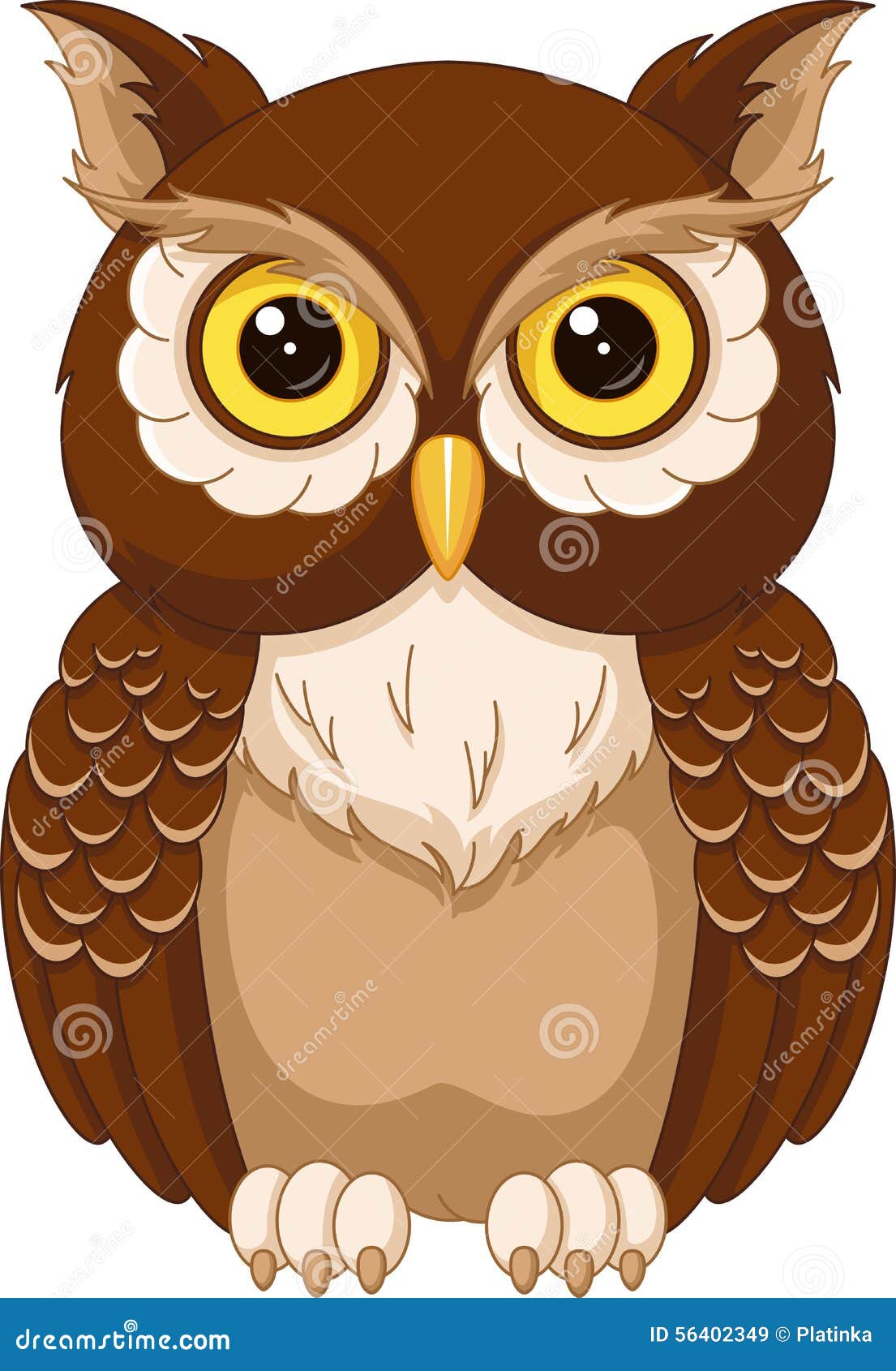 Owl Stock Vector - Image: 56402349