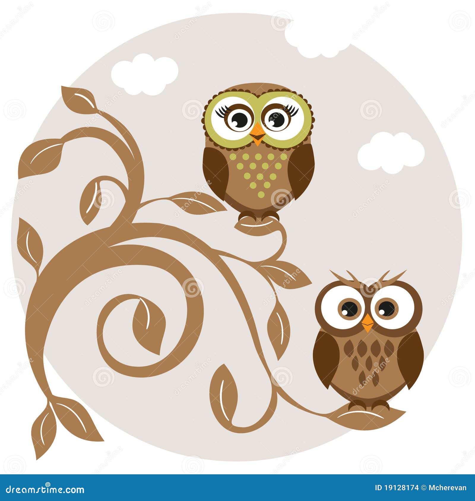 owl couple clipart - photo #33