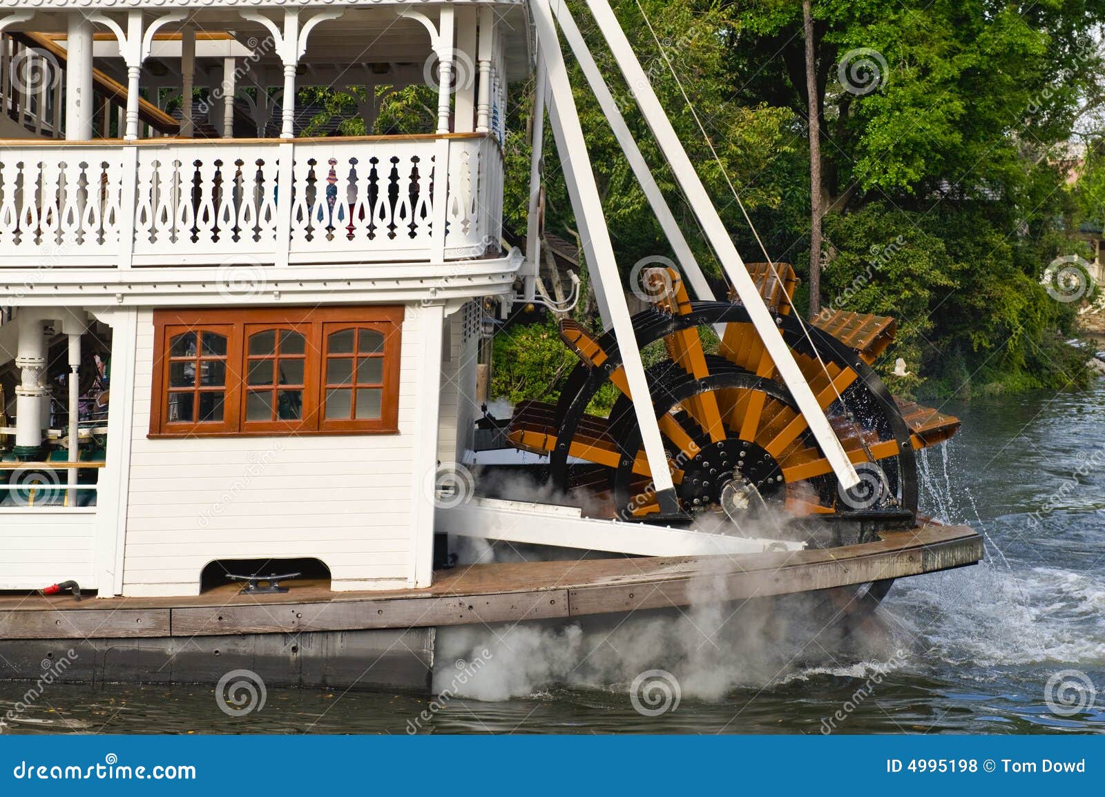 Paddle Wheel River Boat Royalty Free Stock Photos - Image: 4995198