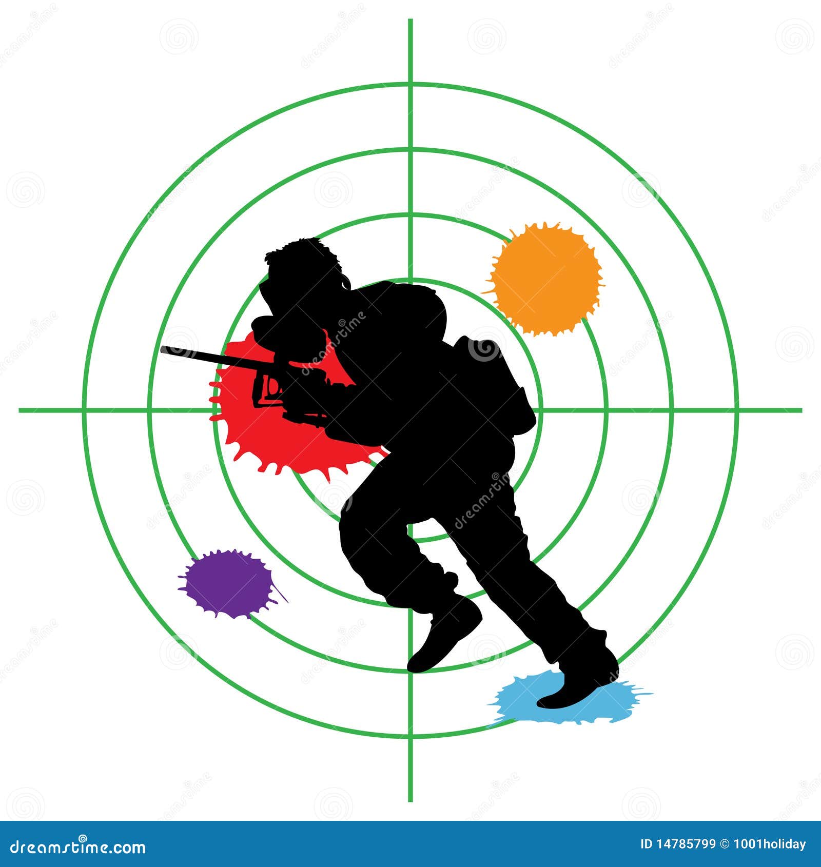 Paintball Target Royalty Free Stock Images - Image: 14785799