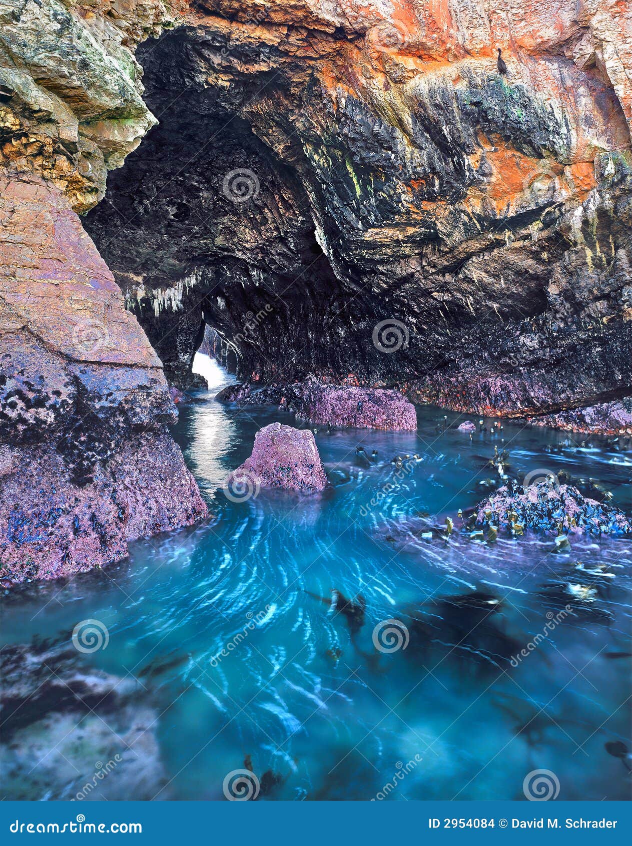 Painted Cave Stock Images Image 2954084