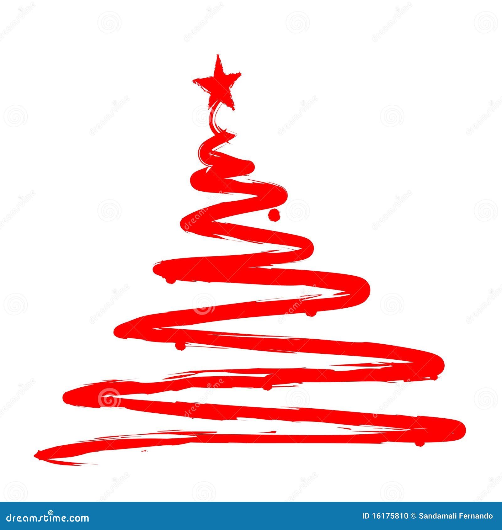 painted-christmas-tree-illustration-16175810.jpg (1300×1390)