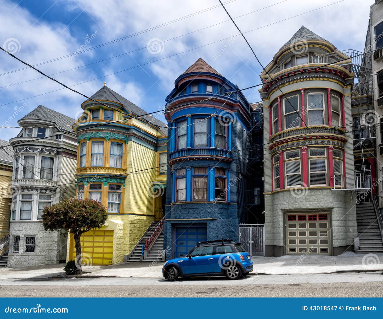 Painted Ladies Victorian Houses In San Francisco Stock Photo Image