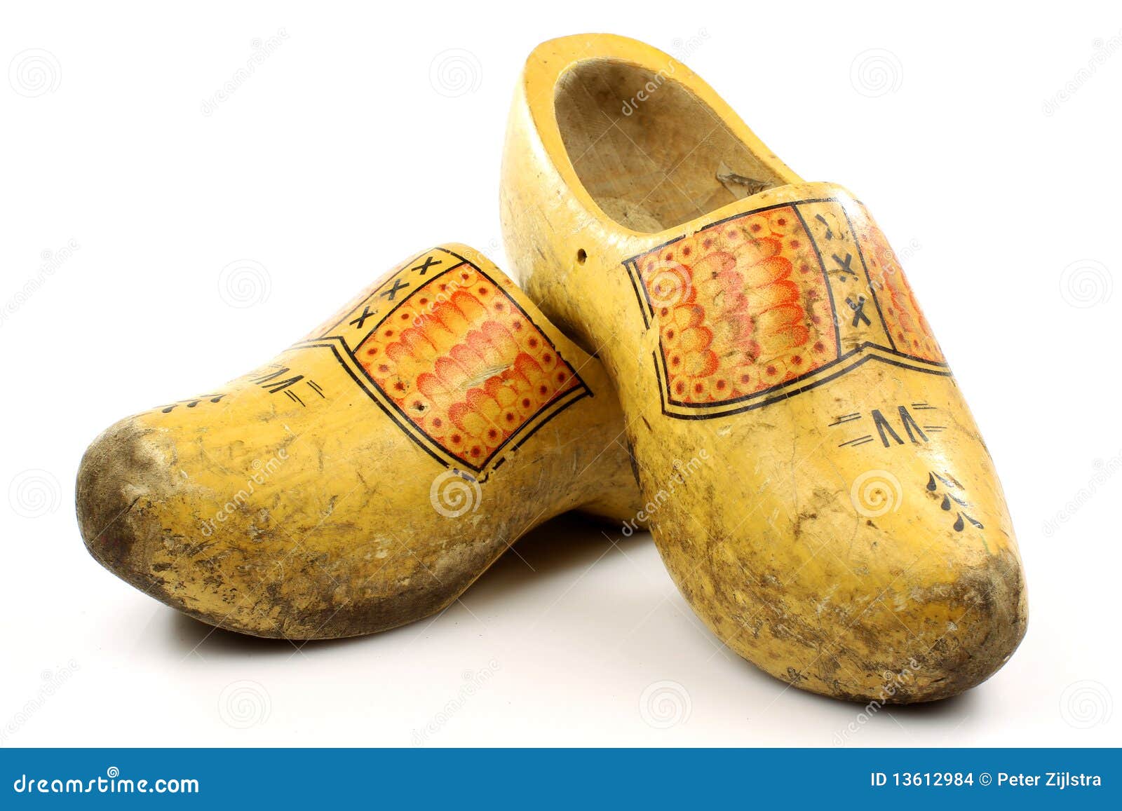 Windmill Design Wooden Shoes