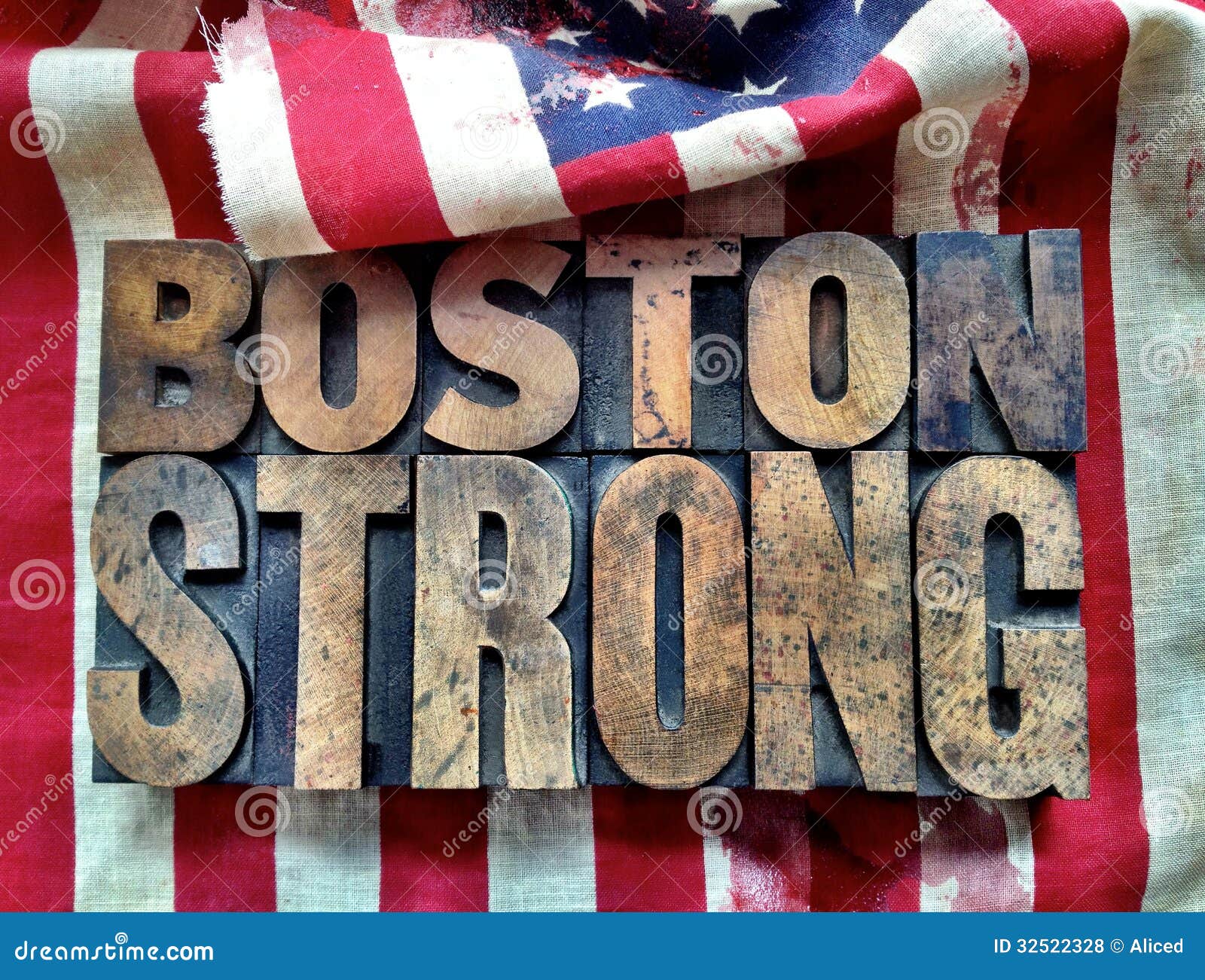 Boston Strong American Flag