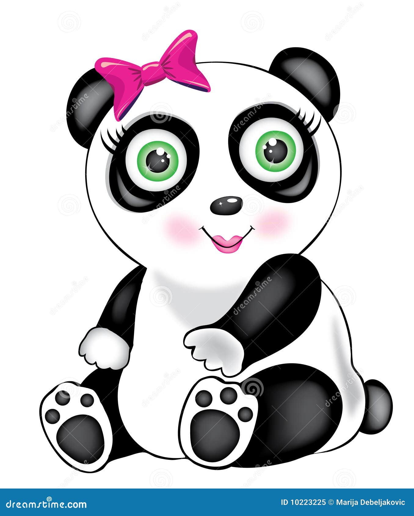 clipart panda girl - photo #1