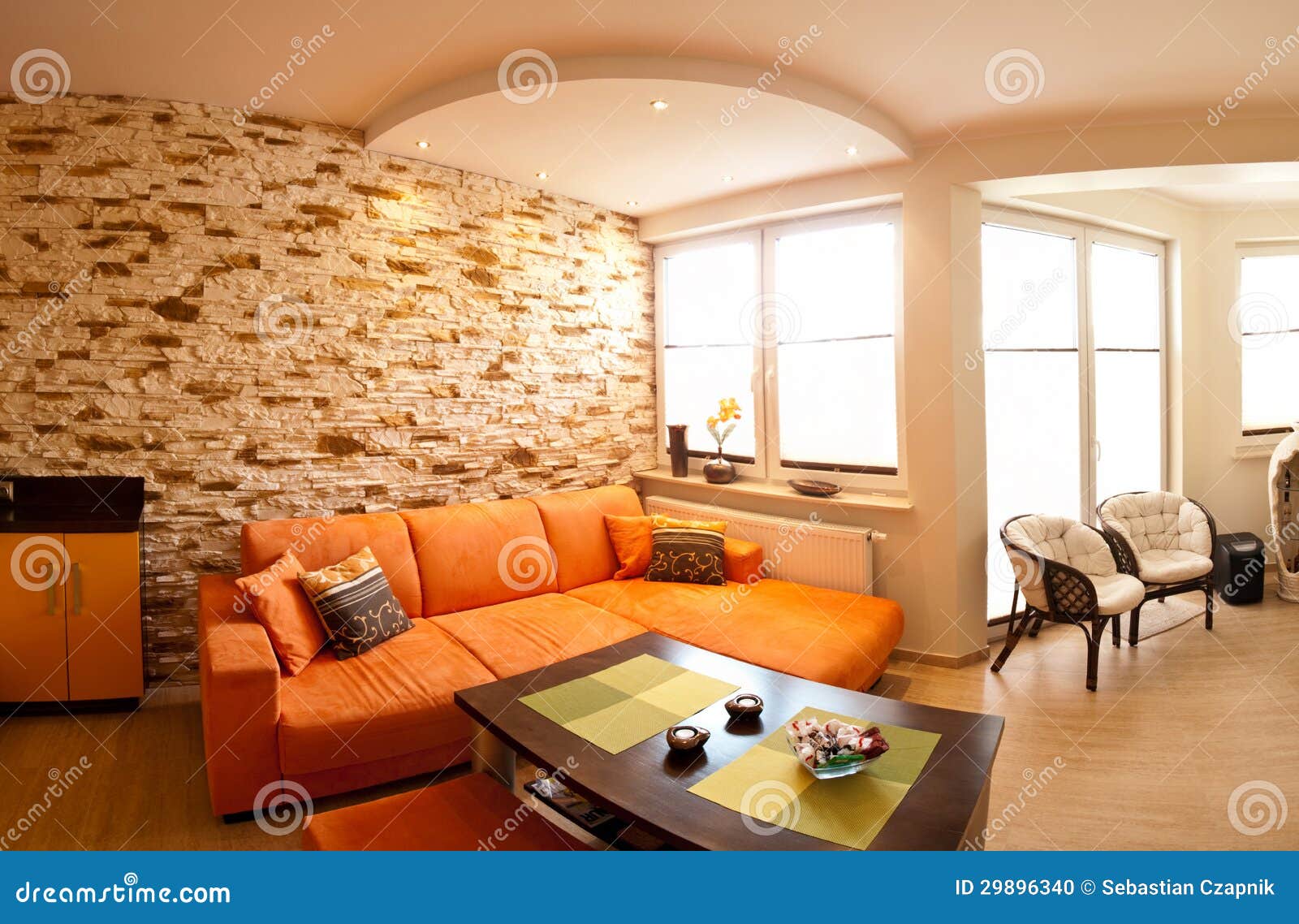 orange room panorama stock photo image 29896340 orange room panorama title=