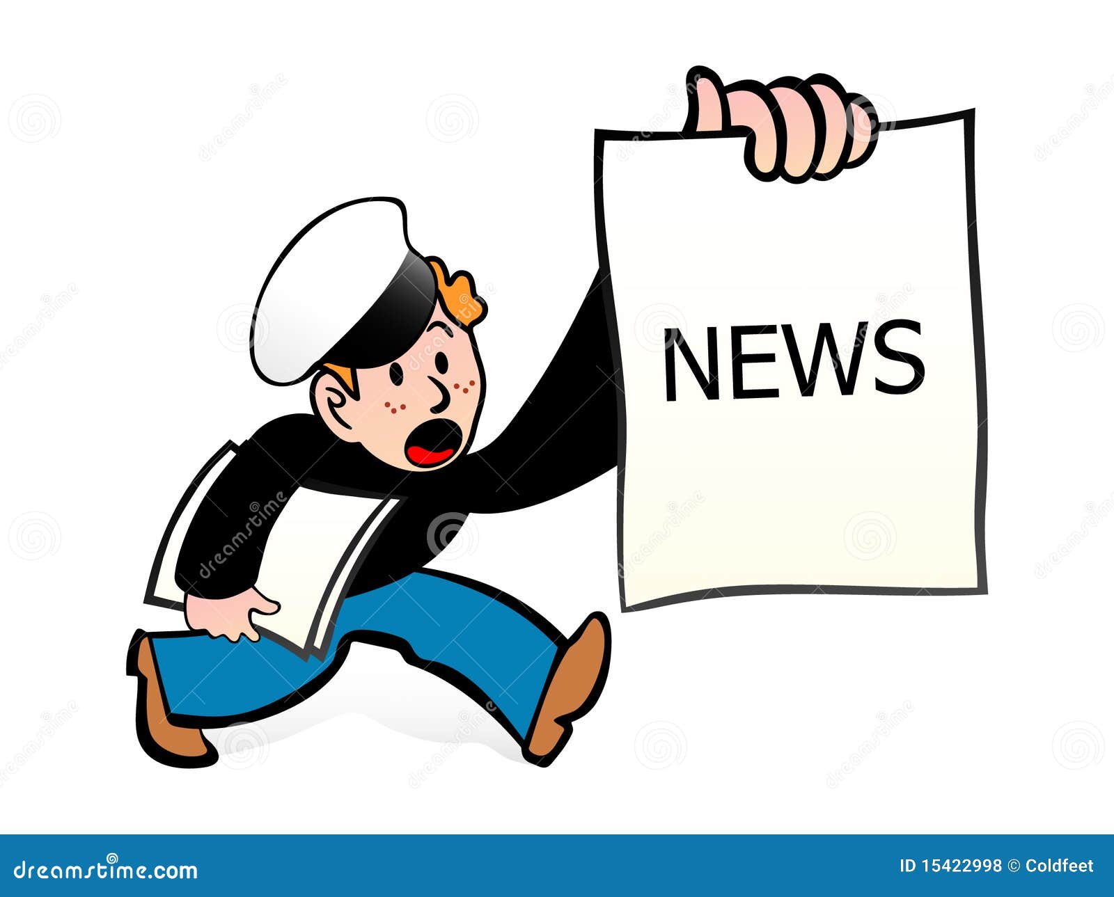 clipart newspaper boy - photo #13