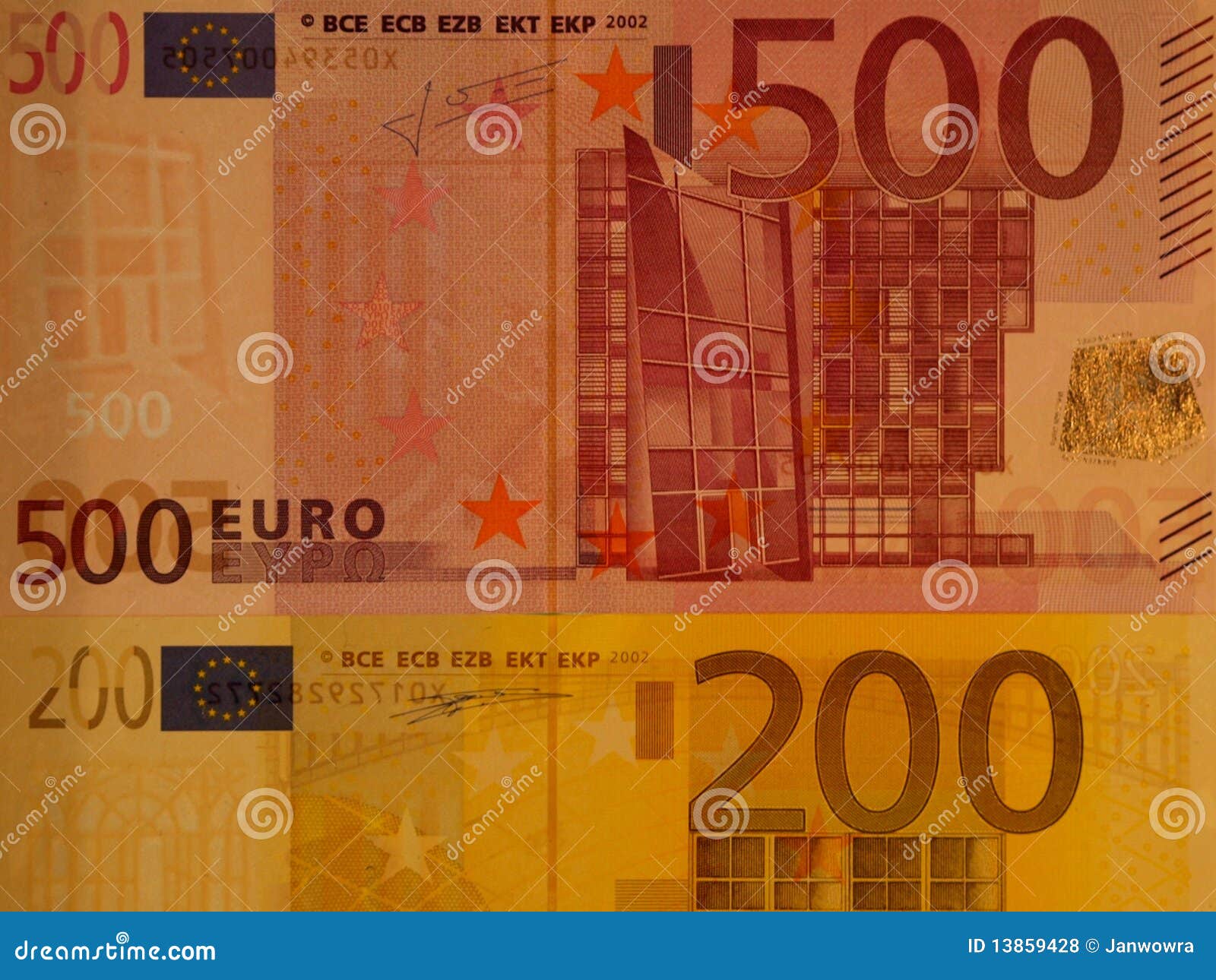 Download this Royalty Free Stock Photos Paper Money Europe picture