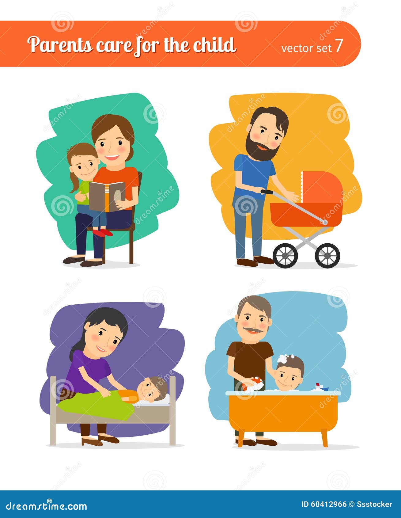 Parents Care For The Child Stock Photo - Image: 60412966