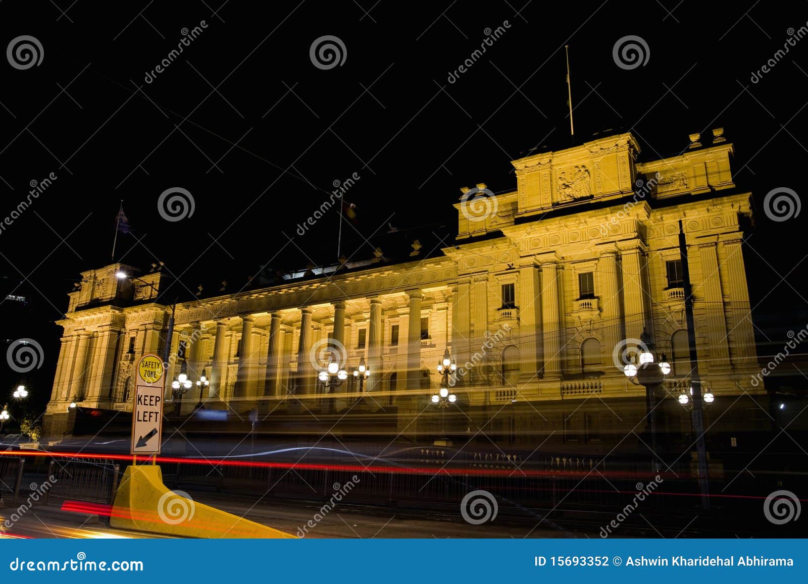 Stock Photography: Parliament House in Melbourne.