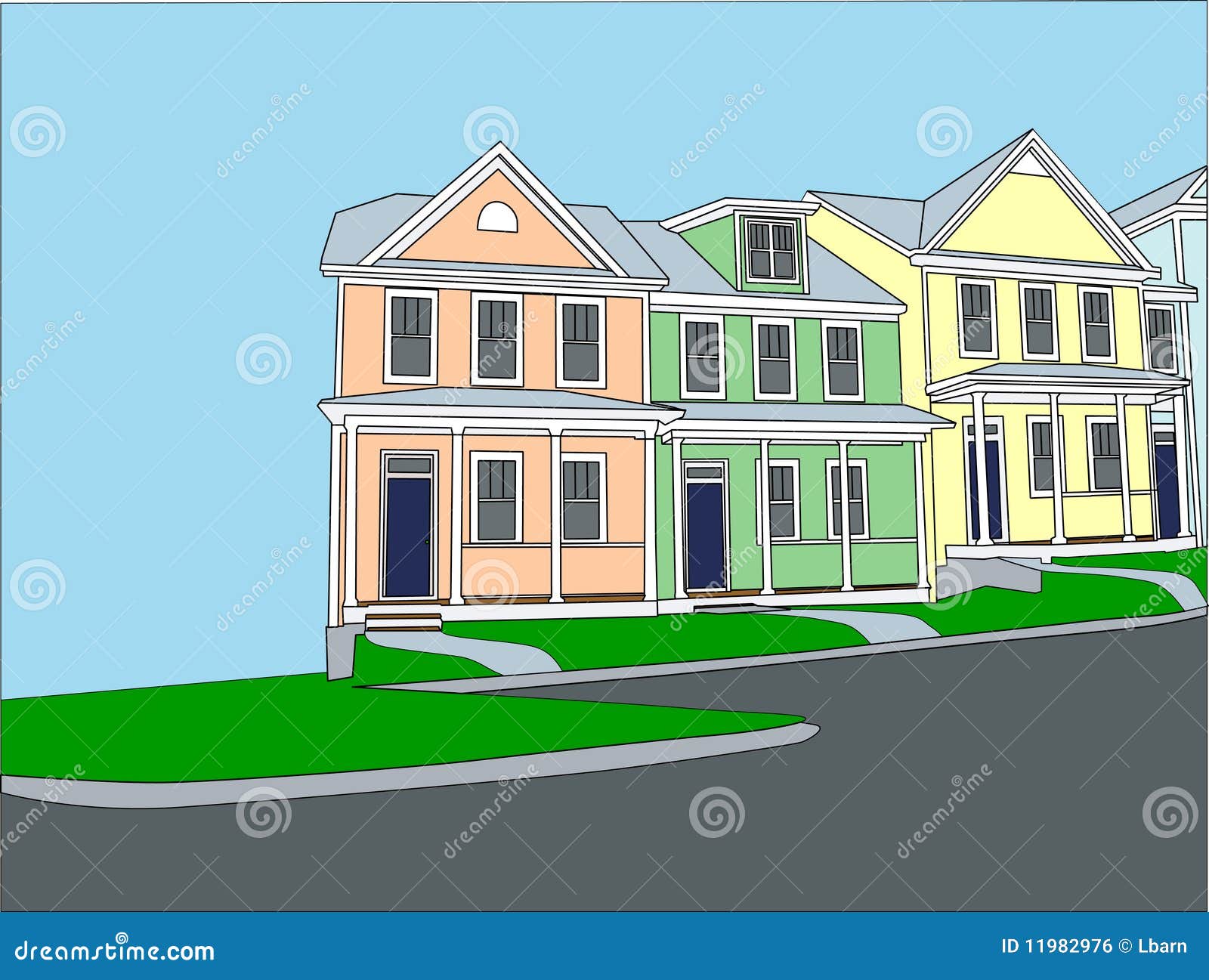 clipart terraced house - photo #45