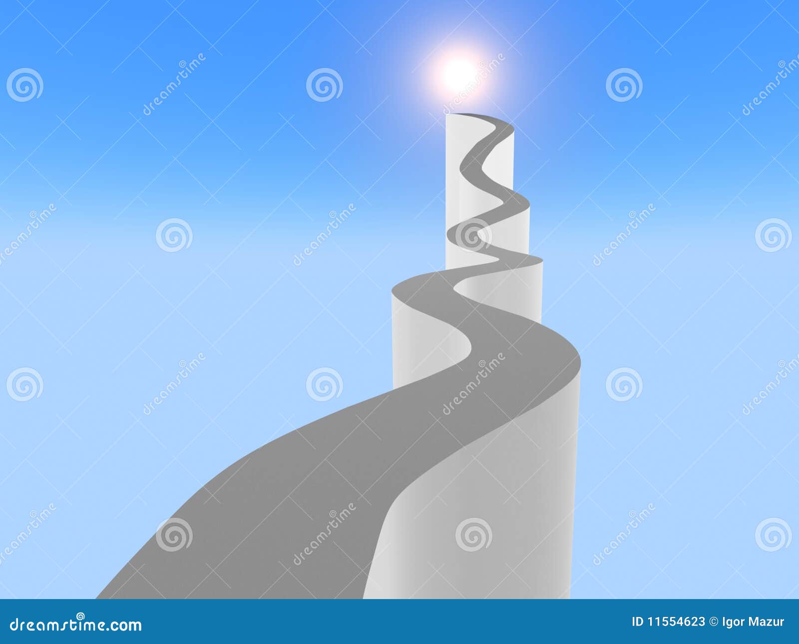 Path To Success Stock Illustration Illustration Of Link 22181940
