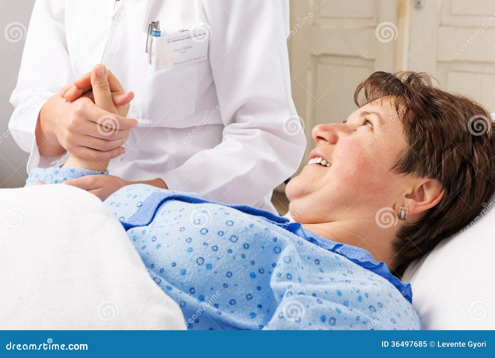 Patient In Hospital Bed Royalty Free Stock Photo - Image: 36497685