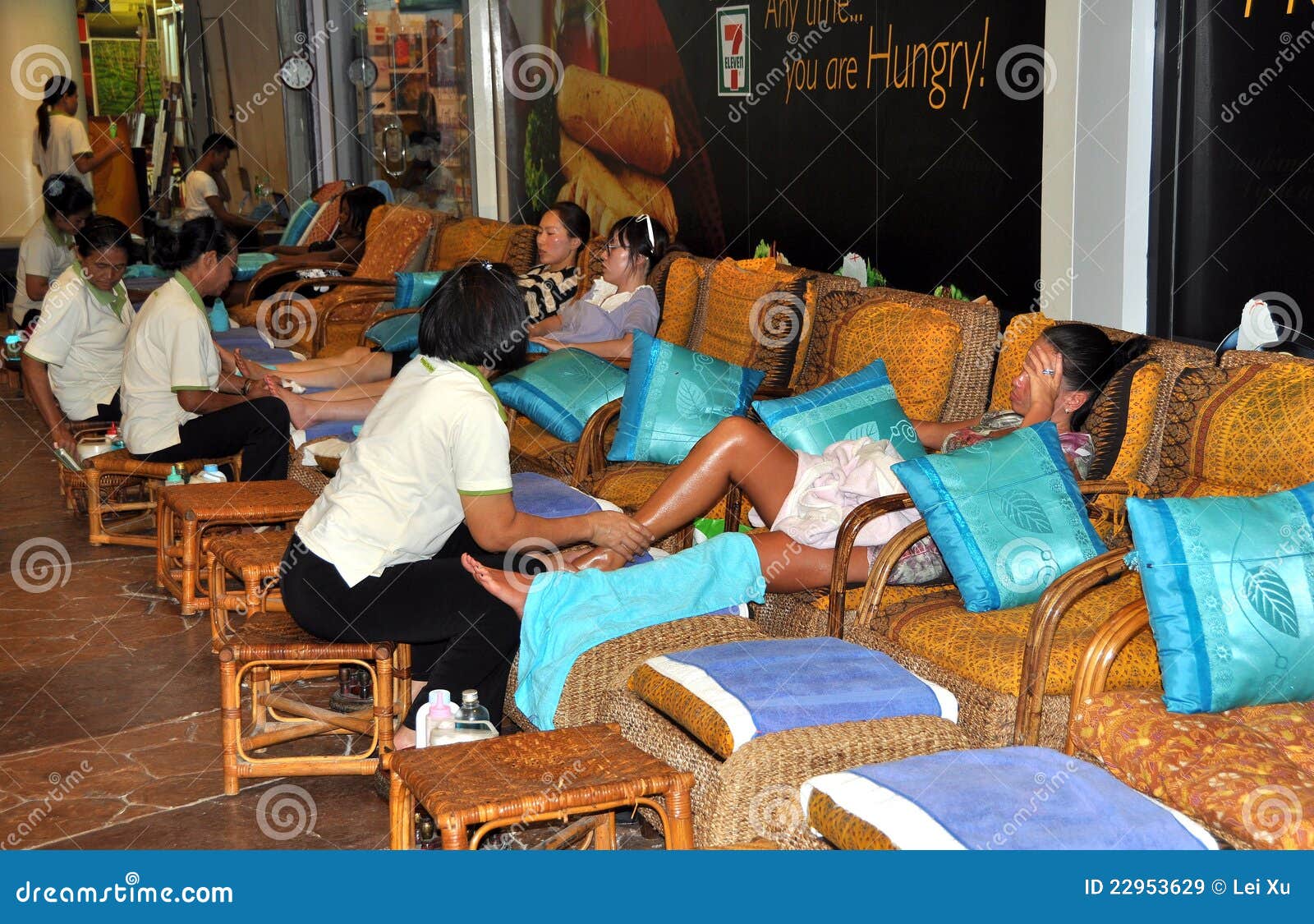 Patong Thailand Foot Massage Spa Editorial Stock Image