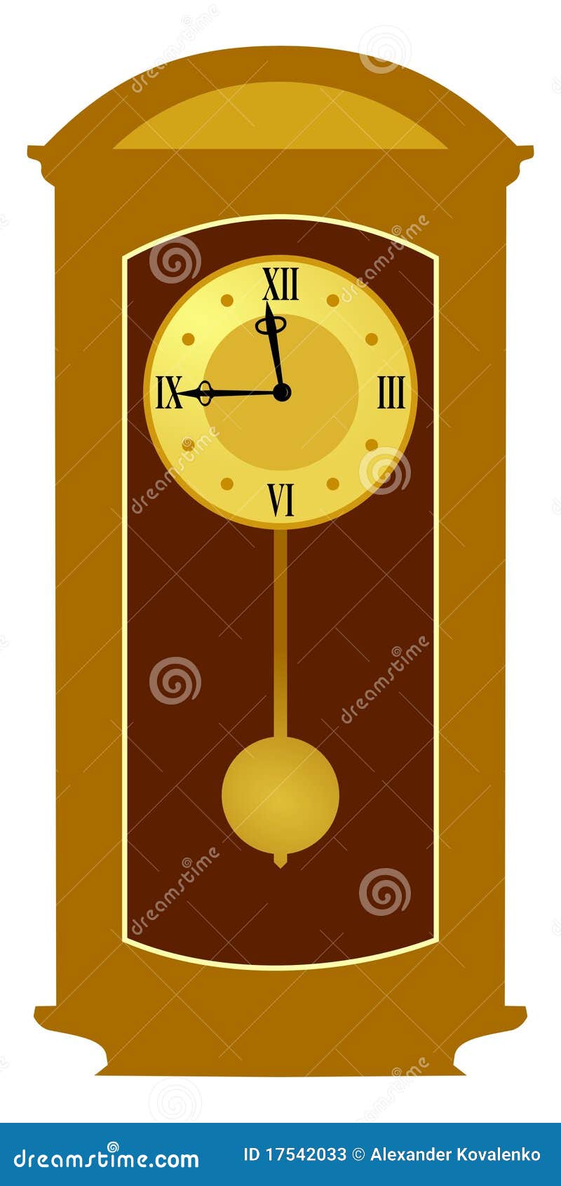 Clock Pendulum Vector