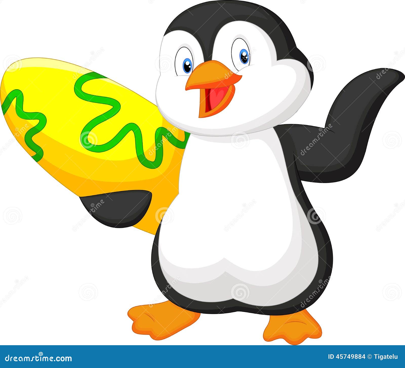 summer penguin clipart - photo #24