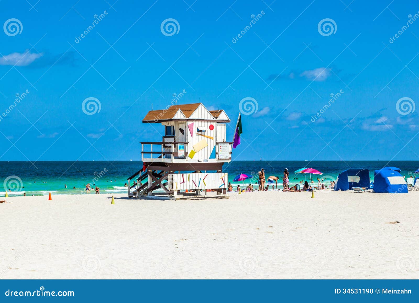 people-enjoy-beautiful-south-miami-usa-july-beach-july-miami-usa-beach ...