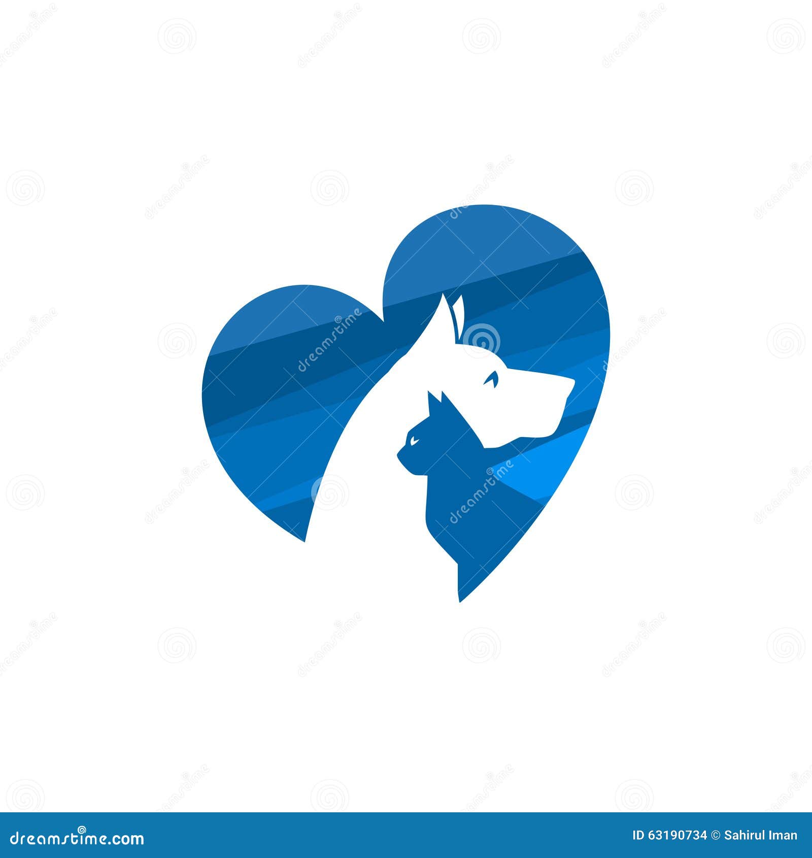 Pet And Veterinarian Logo ,animal Lover Group Stock Vector ...