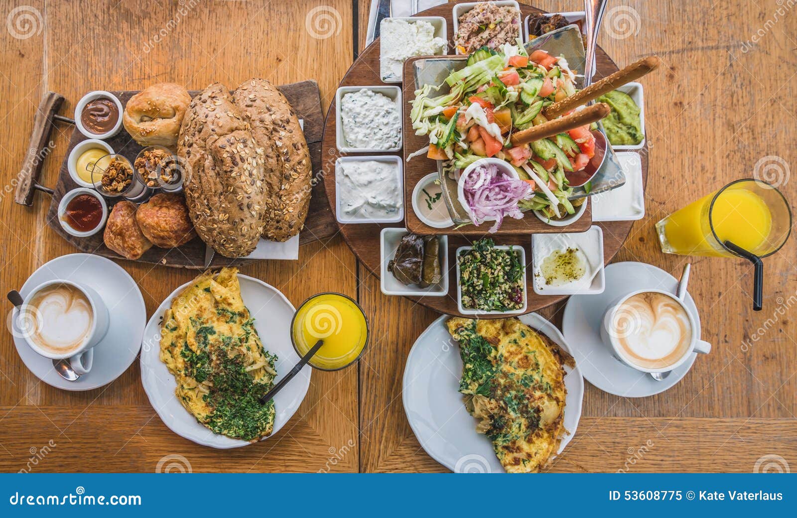 Petit déjeuner à l’israélienne