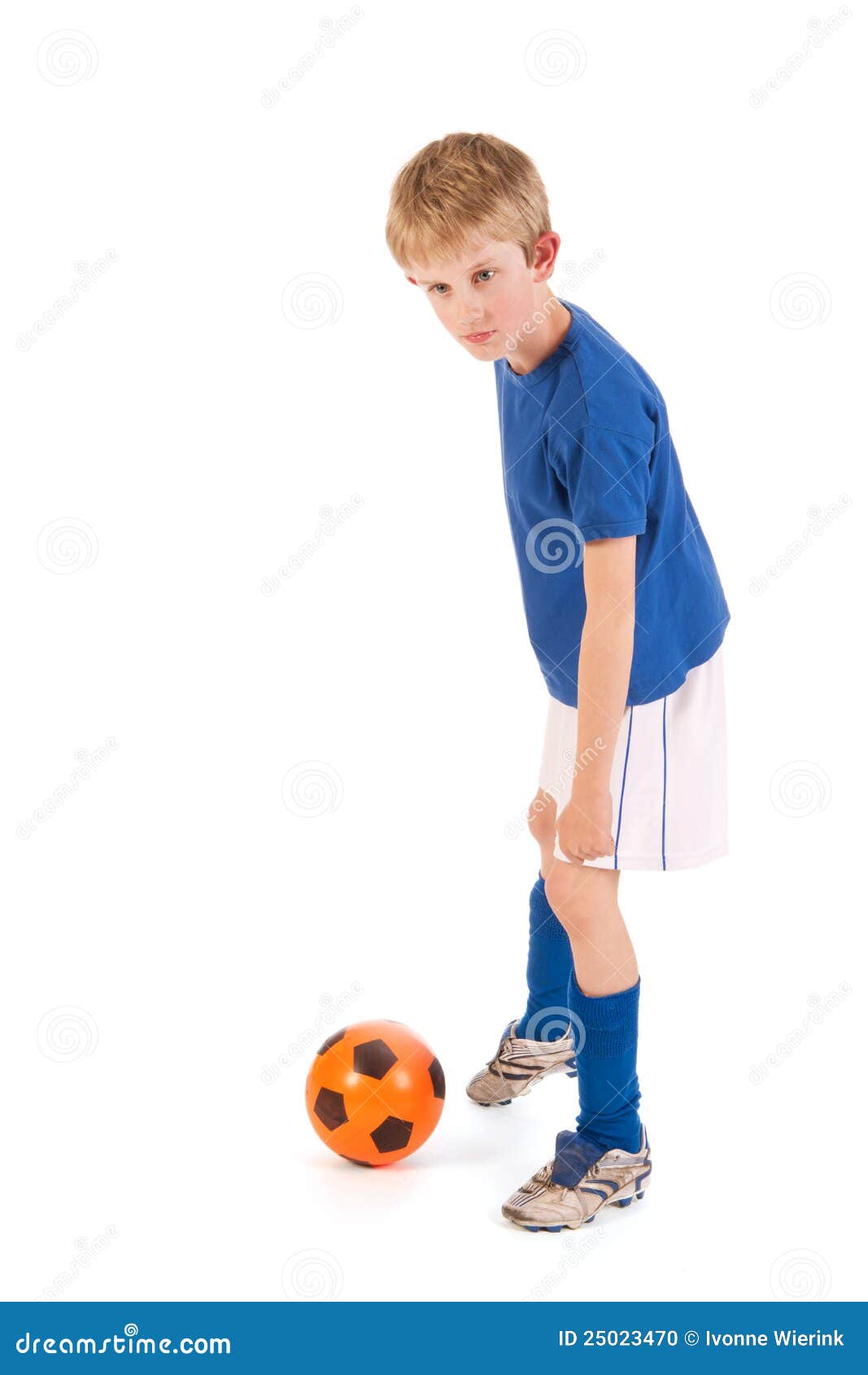 Petit Garçon Comme Footballeur Photo stock - Image: 25023470