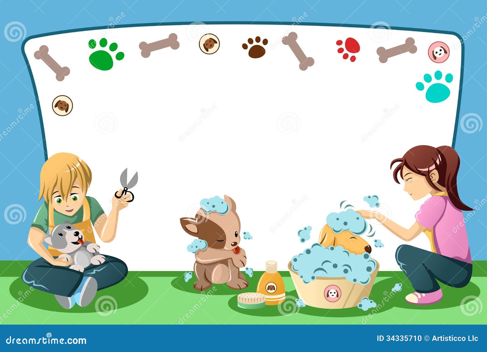 dog groomer clipart - photo #35