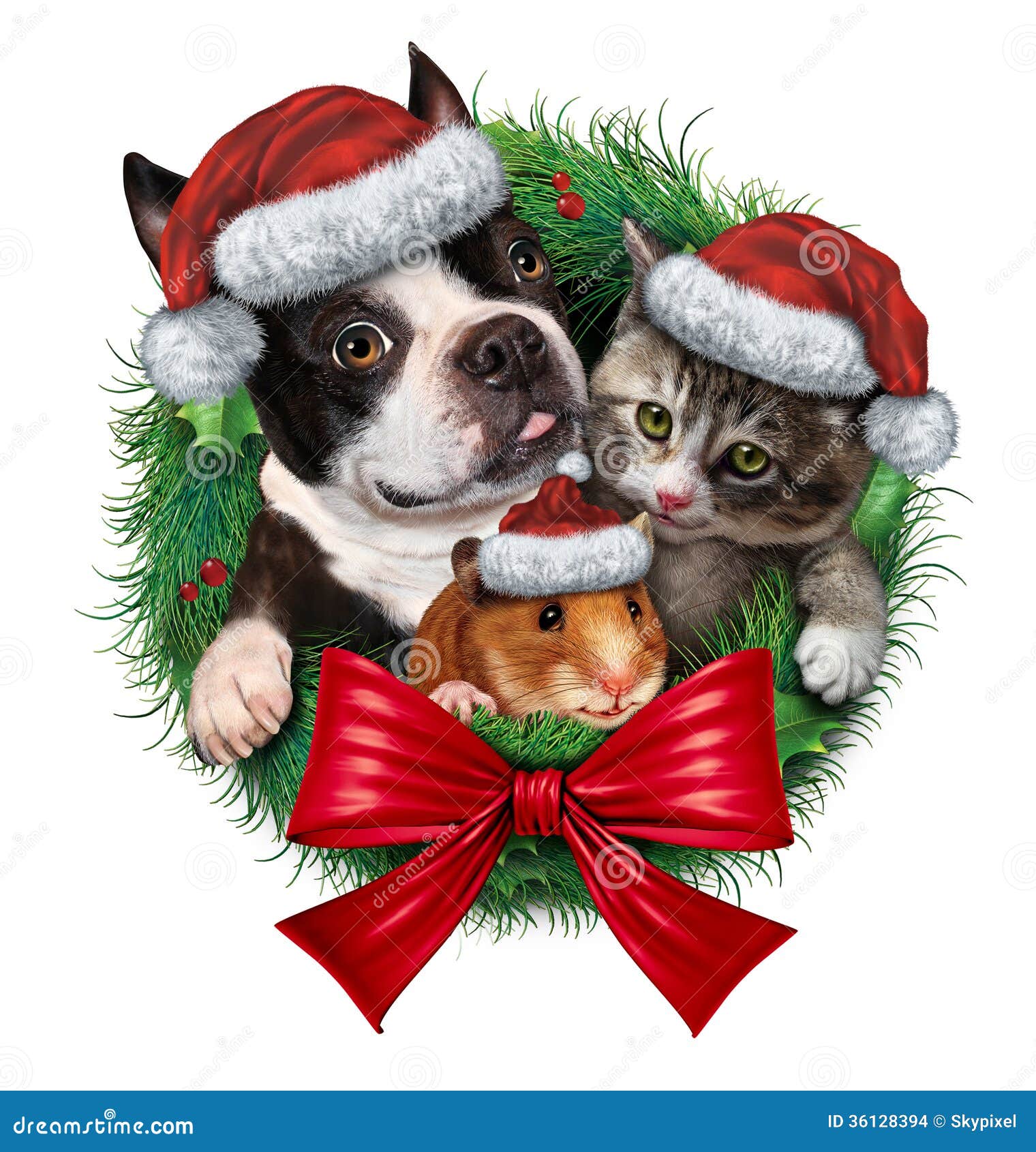 christmas dogs clipart - photo #22