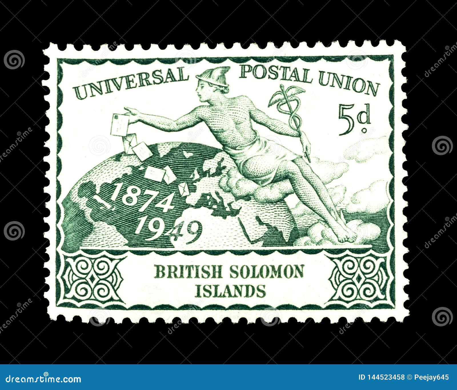 Old Solomon Islands Stamp Editorial Stock Photo Image Of Mail 144523458 58575 Hot Sex Picture