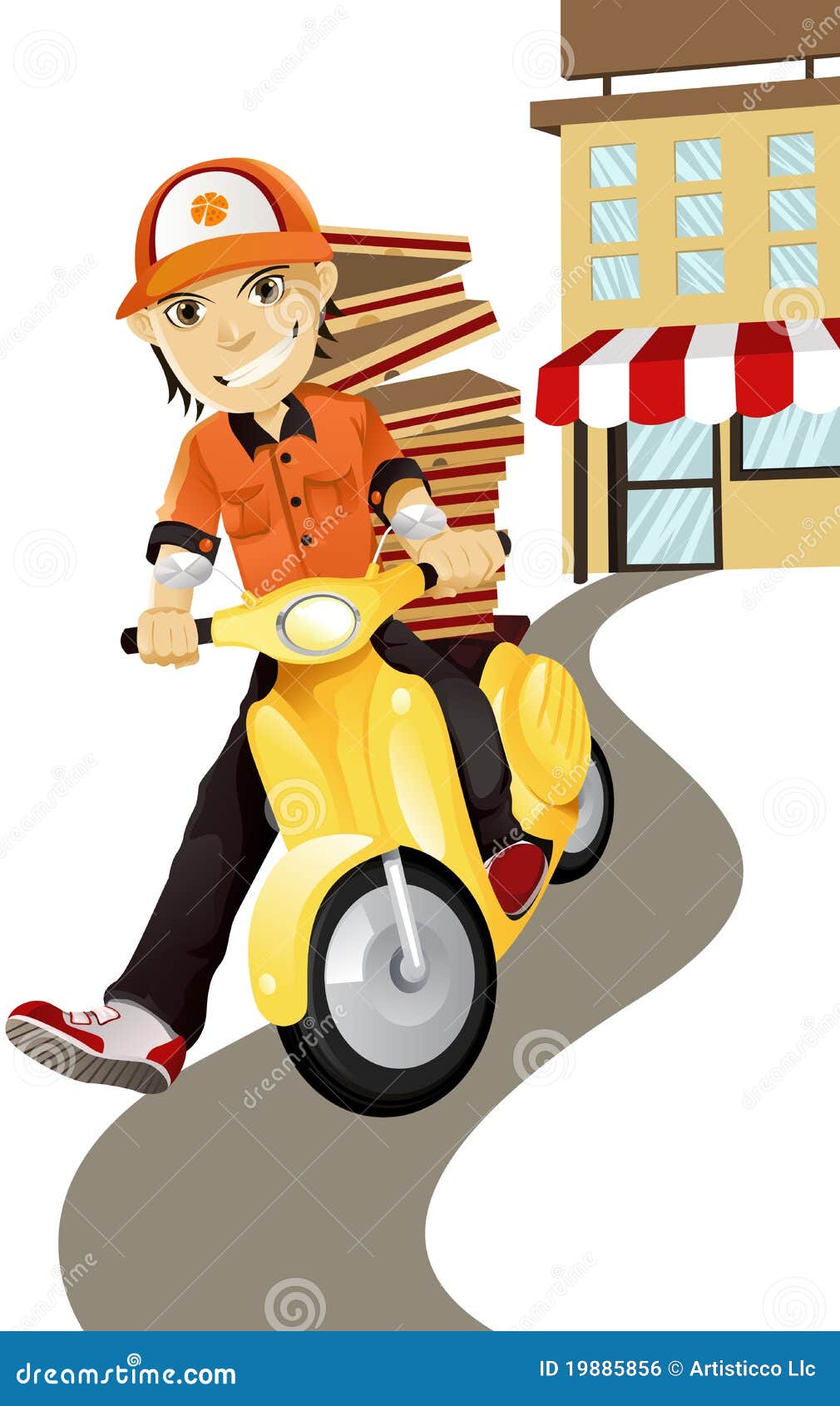 free clipart pizza delivery man - photo #38