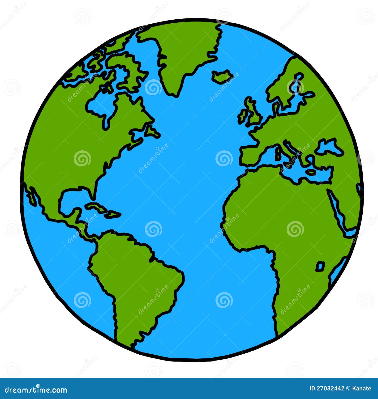 Planet Earth Cartoon. Stock Photography - Image: 27032442