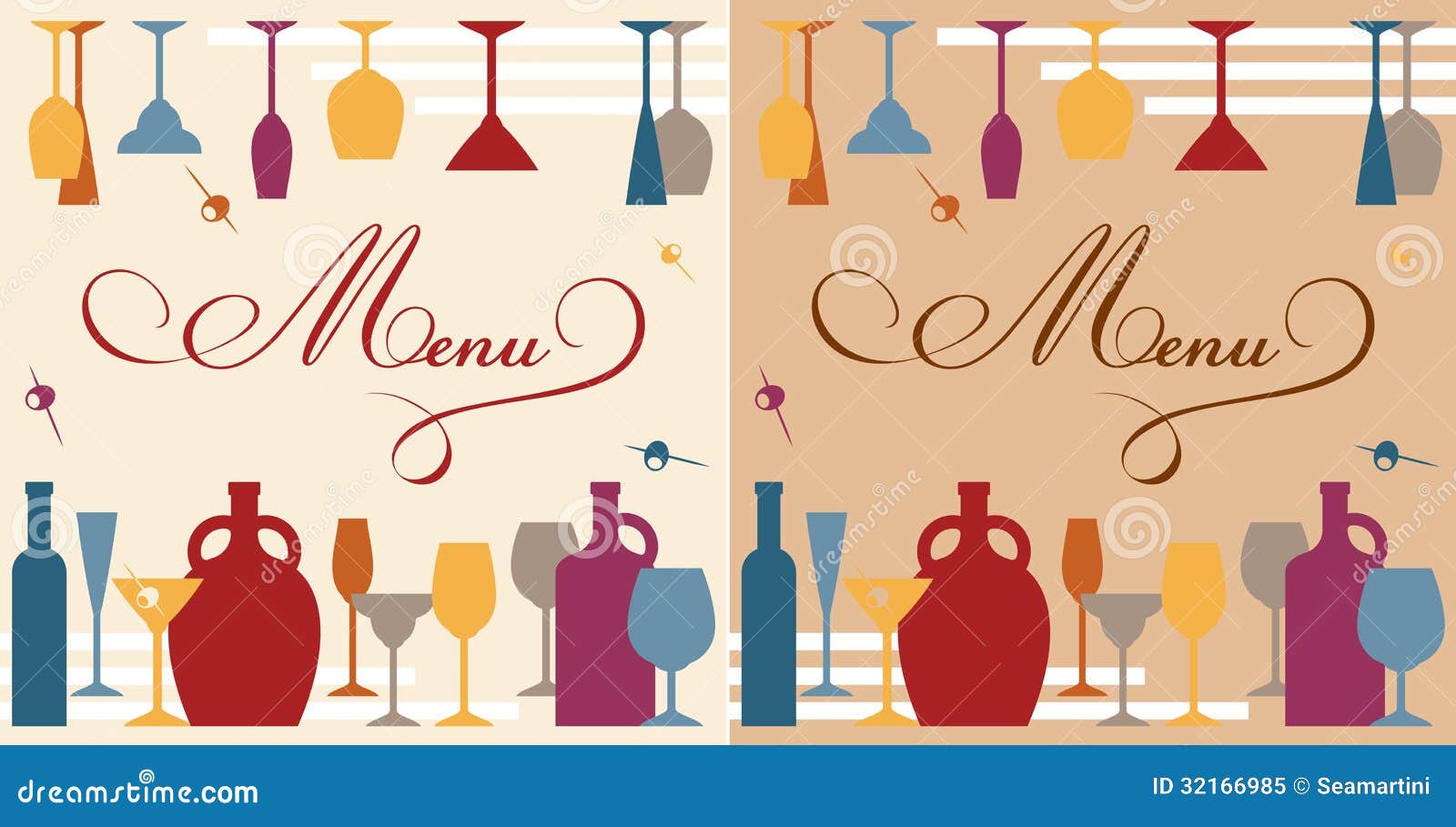 blank restaurant menu template