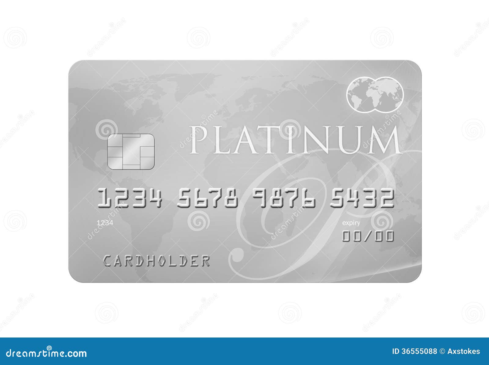 Platinum Credit Card Royalty Free Stock Photos - Image: 36555088