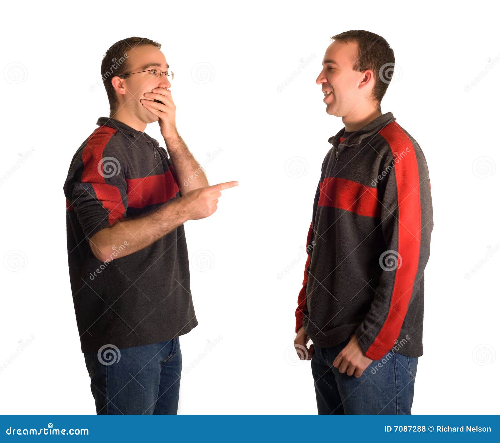 Pointing And Laughing Royalty Free Stock Photos - Image: 7087288