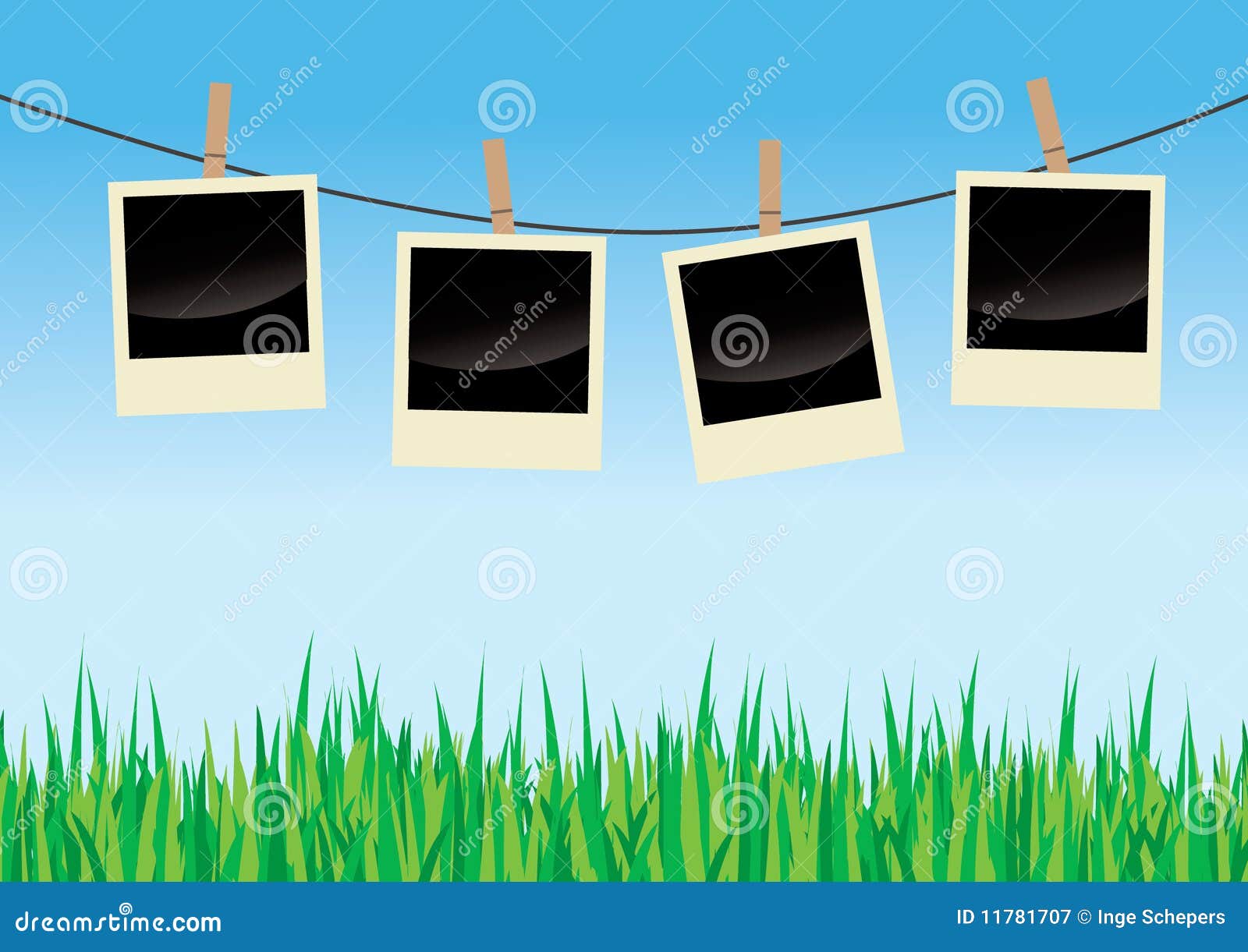 clipart of clothes hanging on a line - photo #45