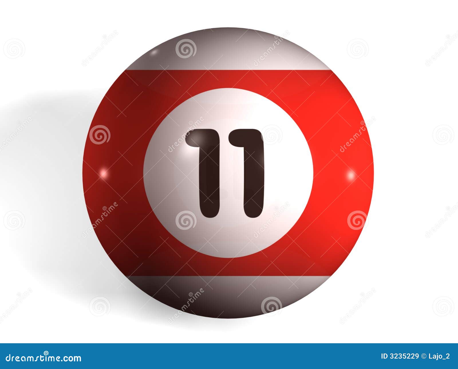 pool ball 11