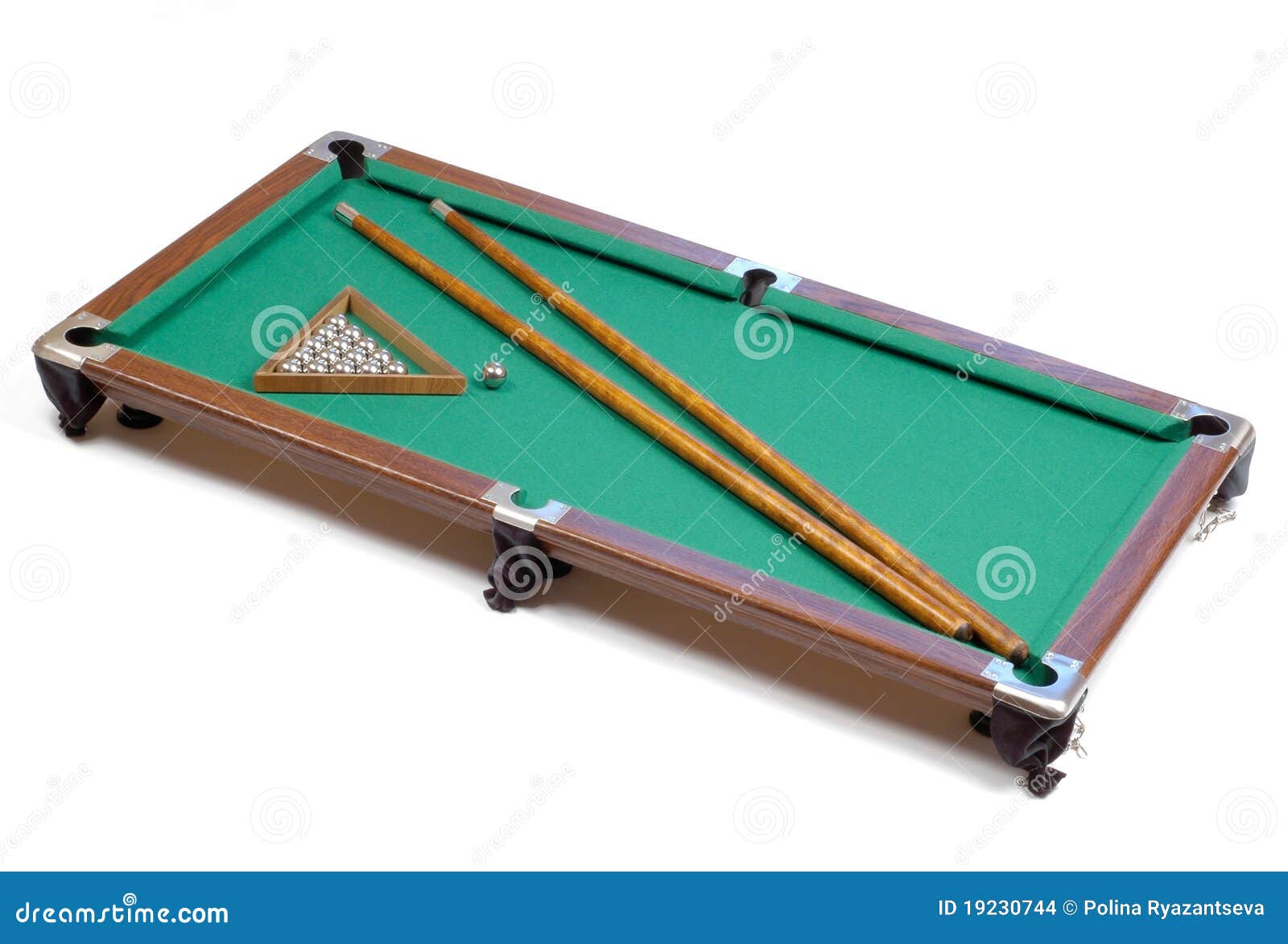 Pooltable With Supplies Stock Images  Image: 19230744