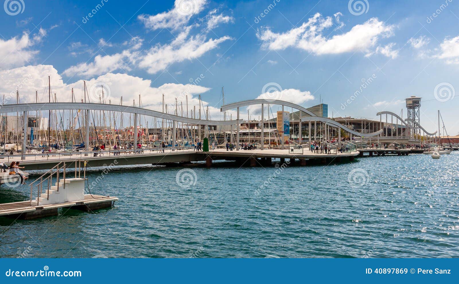 Port Vell In Barcelona Editorial Stock Image - Image: 40897869