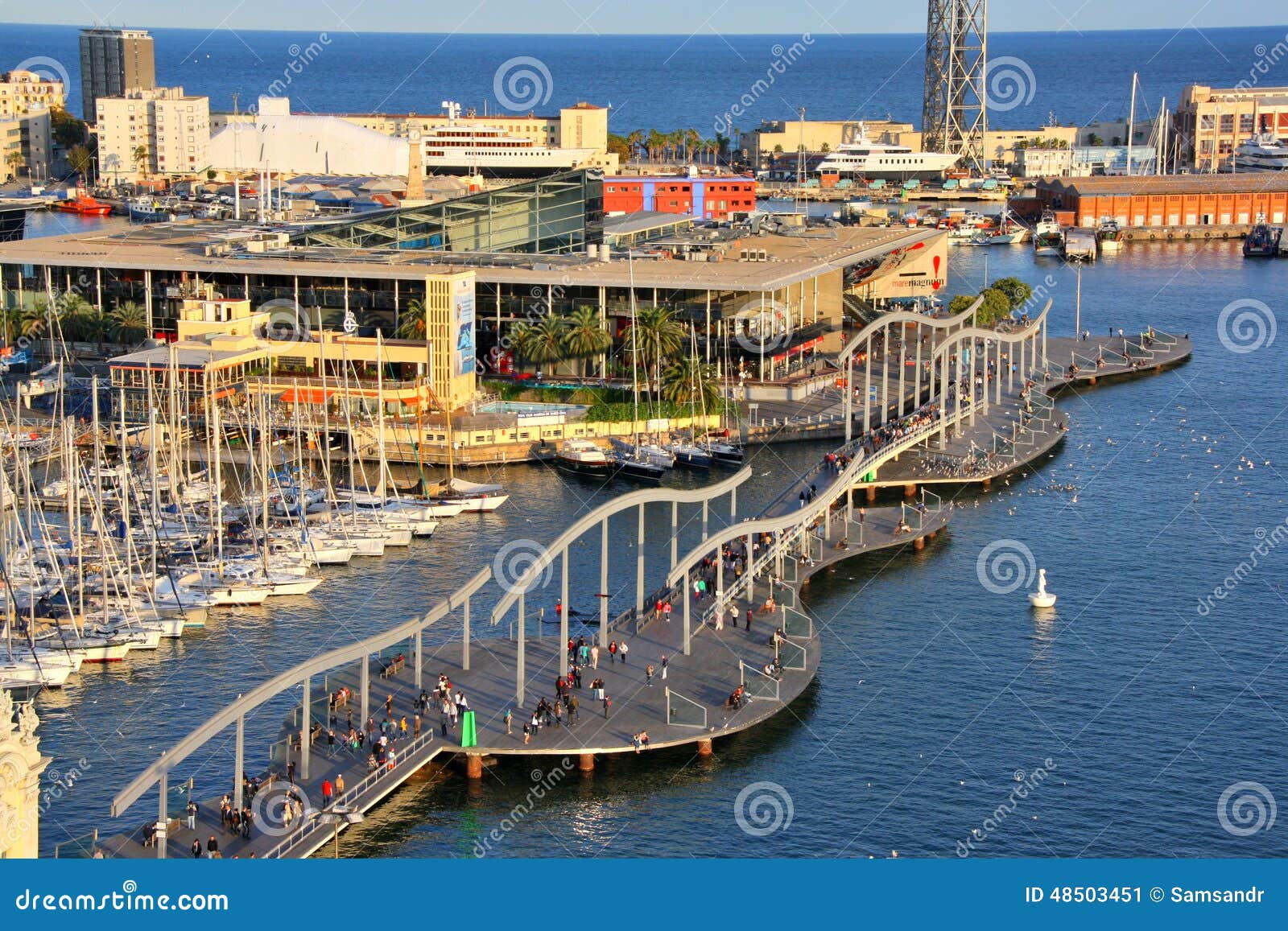 Port Vell And Maremagnum Editorial Photo - Image: 485034511300 x 957