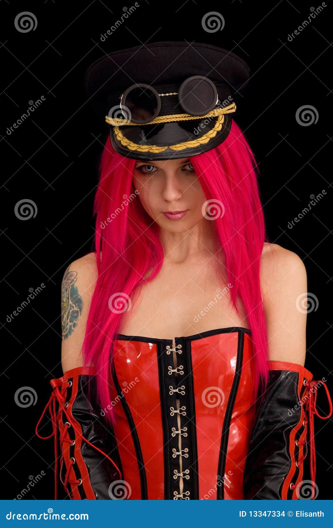 Portrait Of Gothic Girl Stock Images - Image: 13347334
