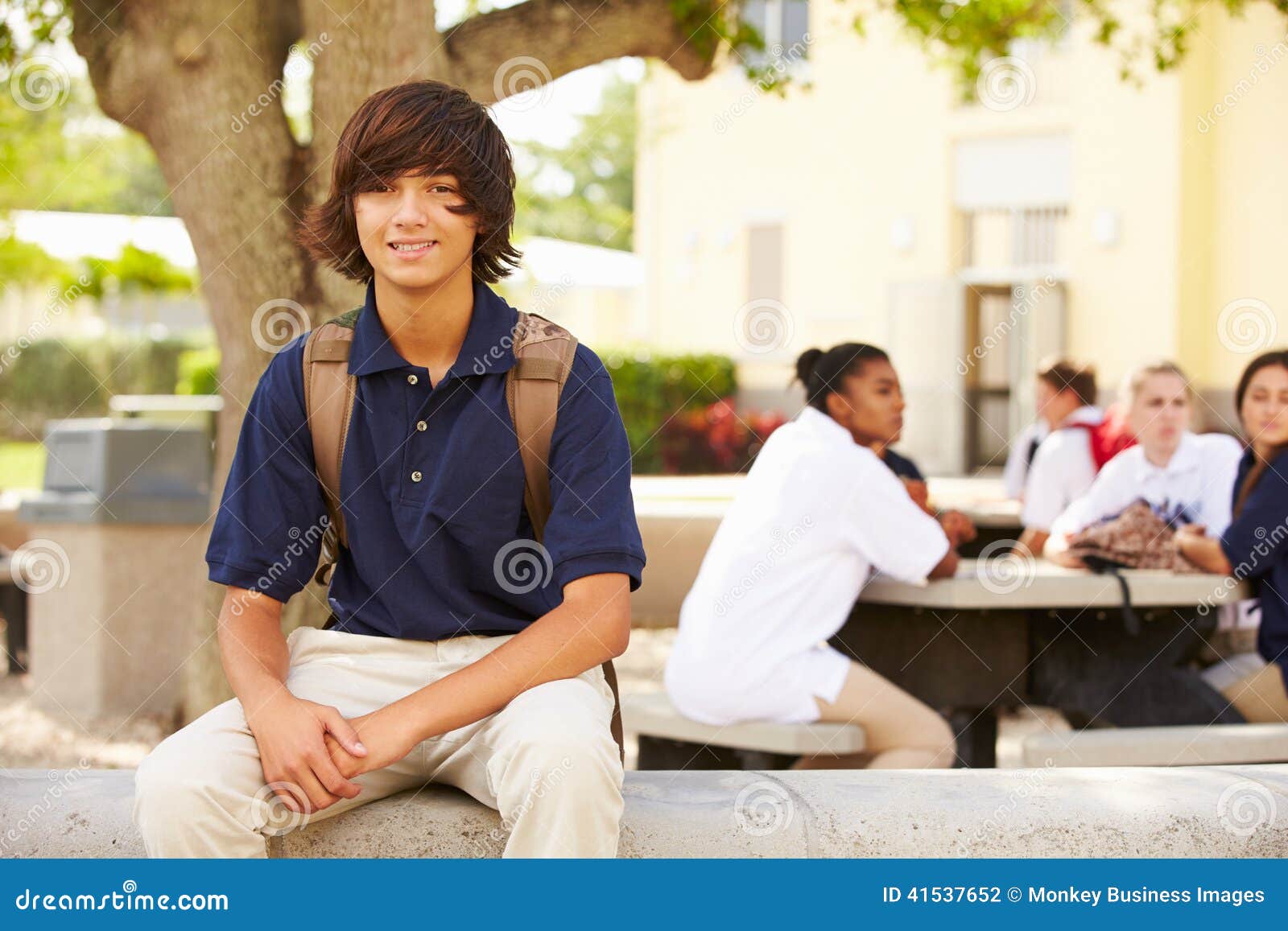 portrait male high school student wearing uniform people background 41537652 - Compared - Significant Aspects For custom writing org review
