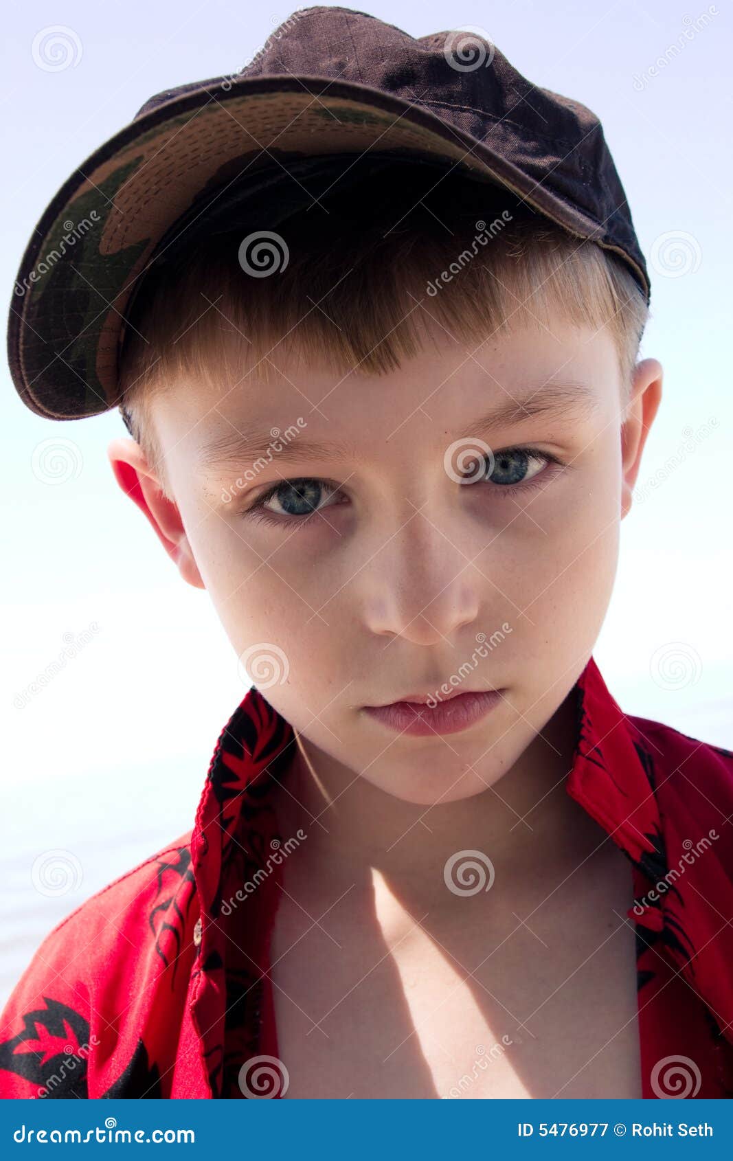 Portrait Of A Seven Year Old Royalty Free Stock Photography Image