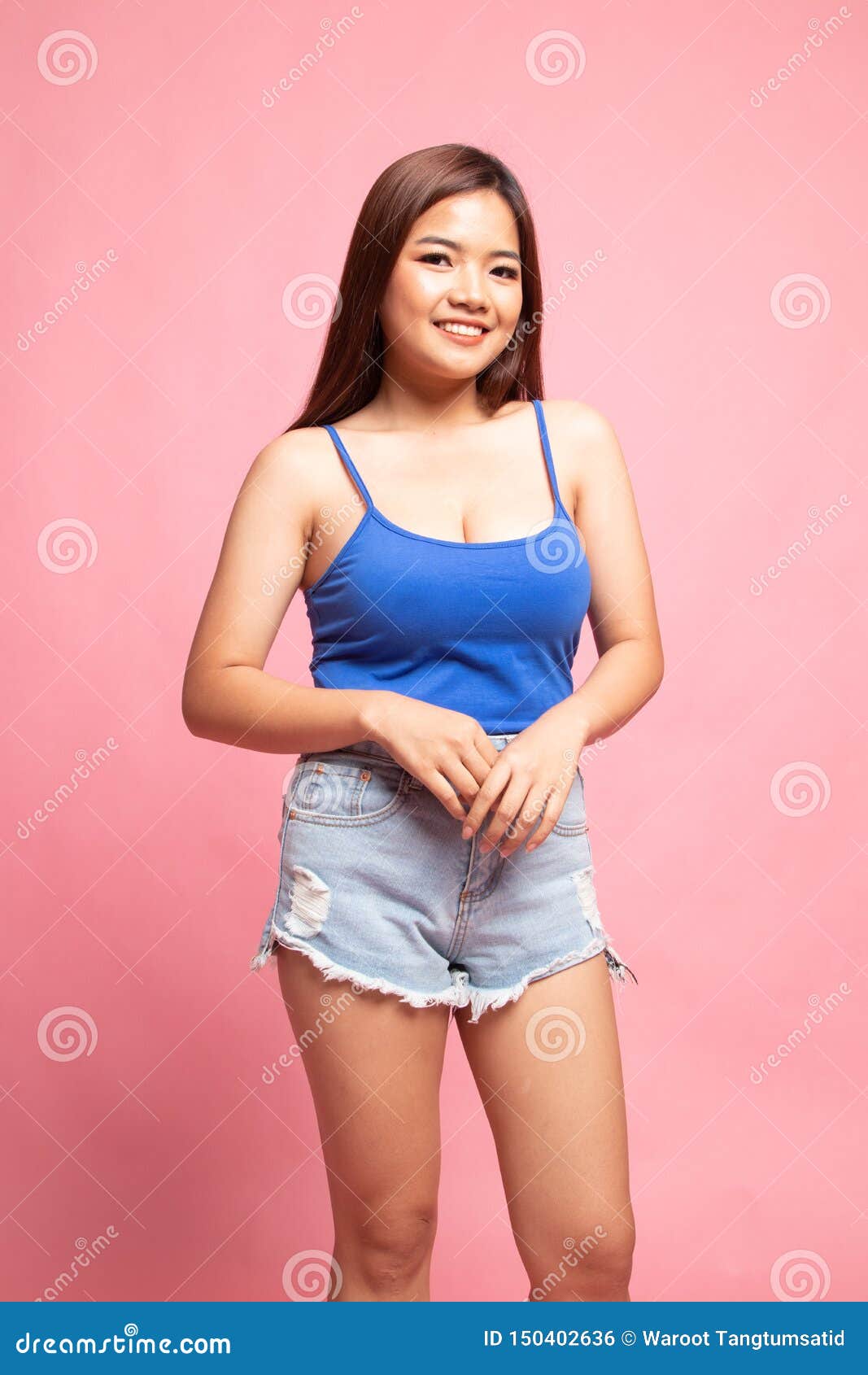 Portret Van Mooie Jonge Aziatische Vrouw Stock Foto Image Of Sexy