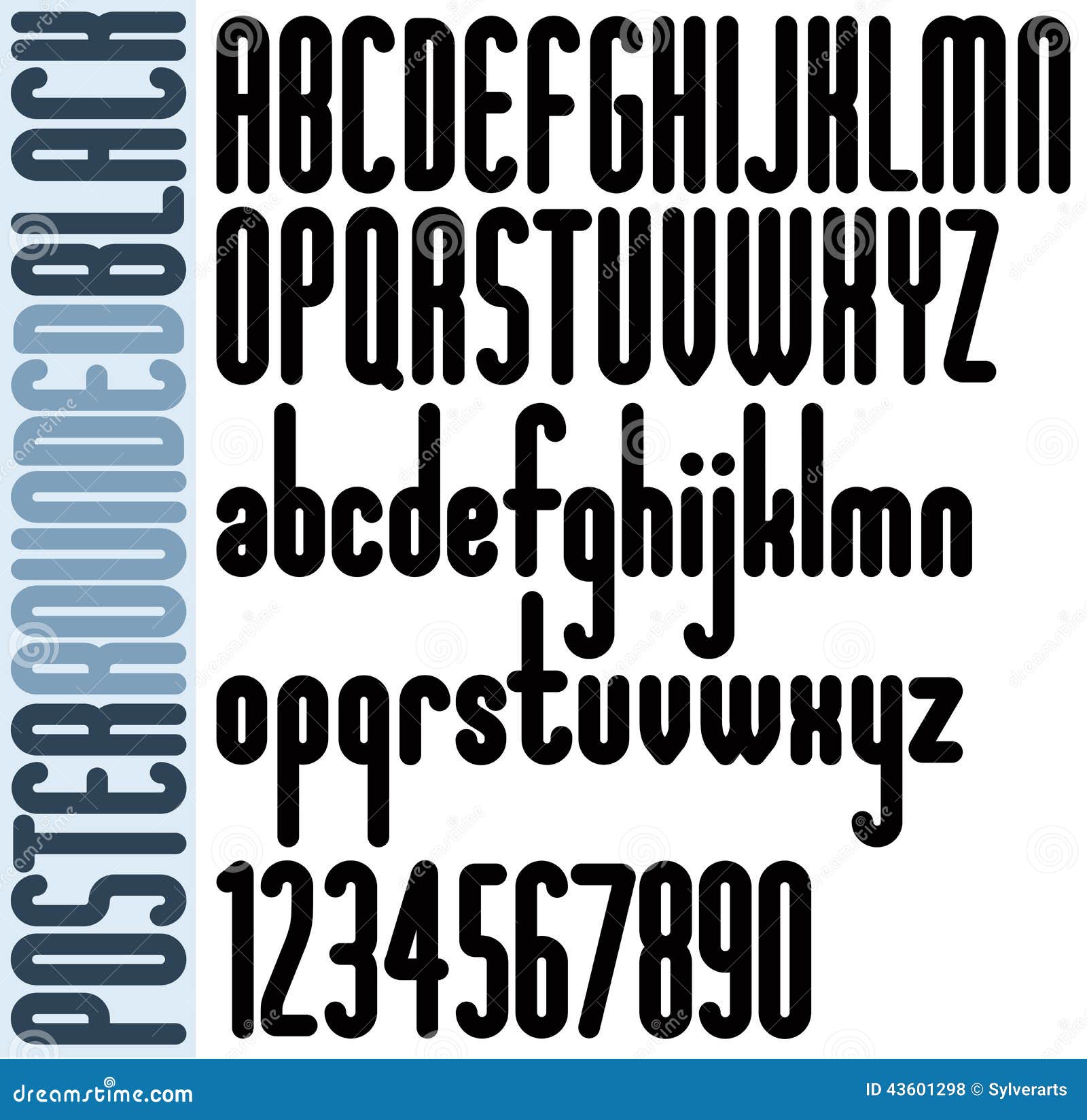 Rounded Alphabet Letters Rounded Alphabet Letters