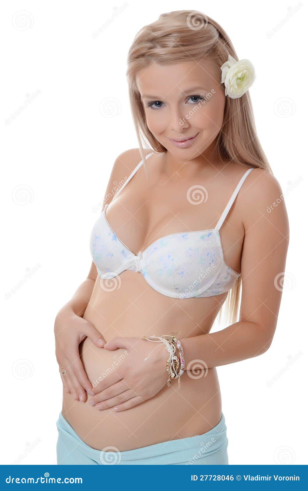 Blonde Pregnant Woman 34