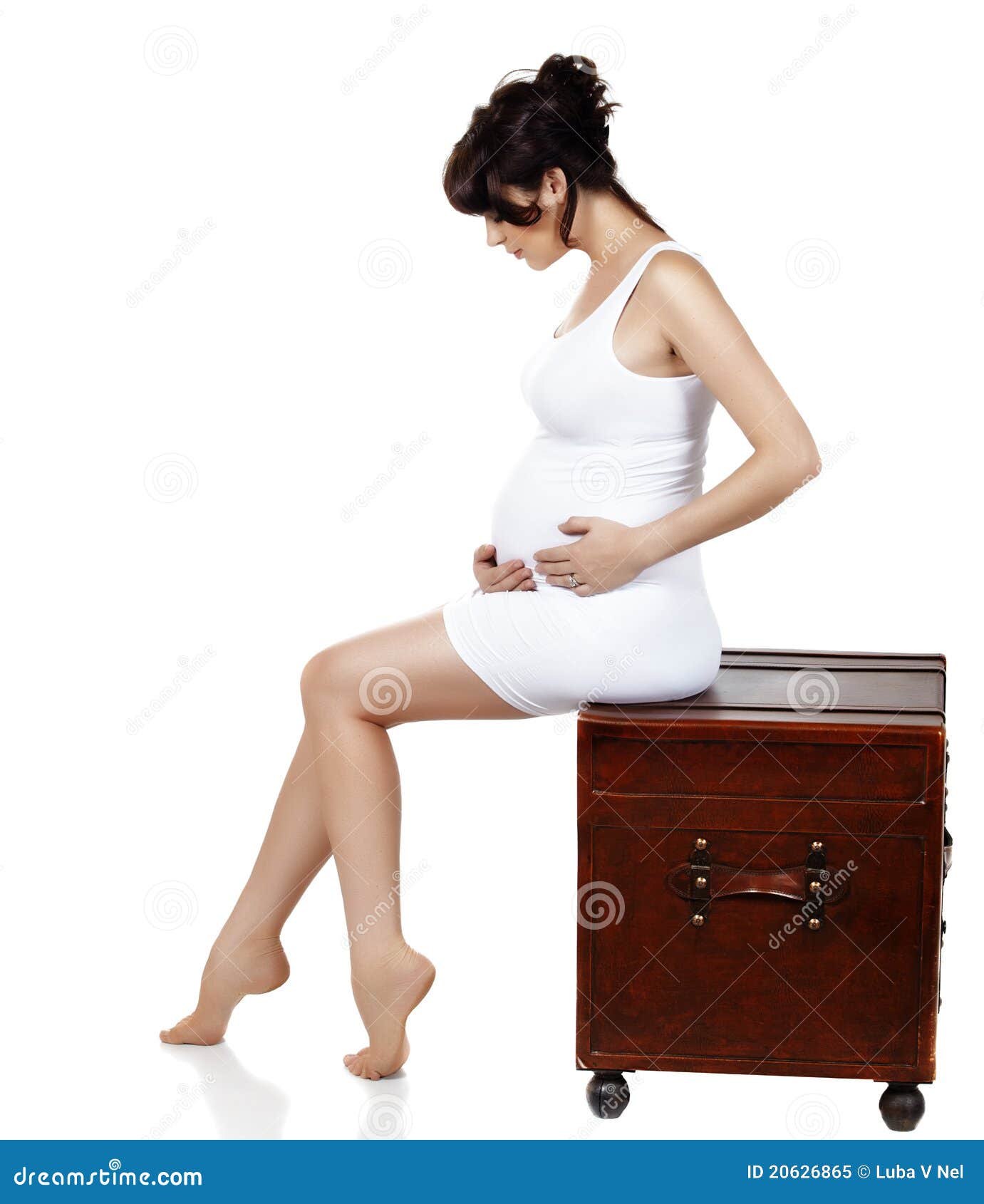 Pregnant Woman Sitting 29
