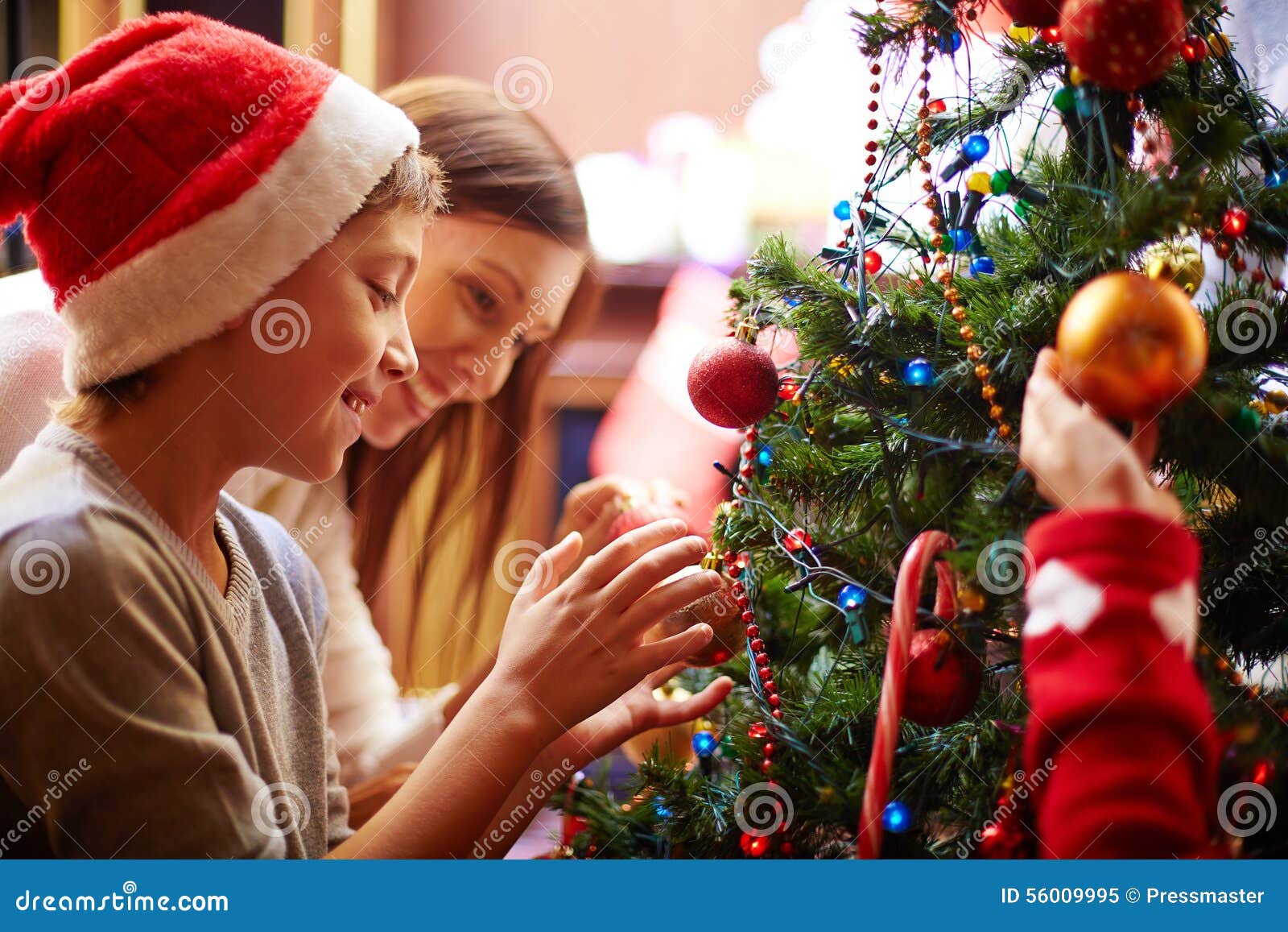 preparing christmas tree stock photo image 56009995 preparing christmas tree stock photo image 56009995