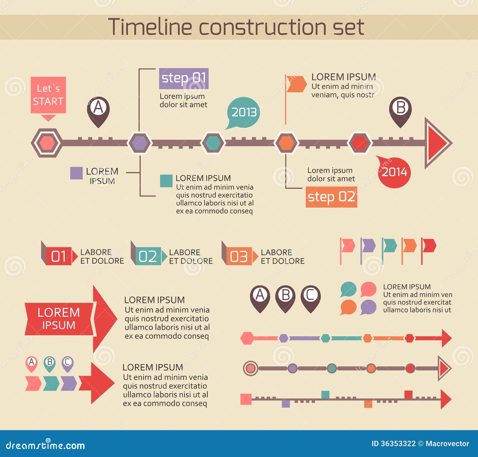 presentation timeline chart elements stock photography timeline illustration